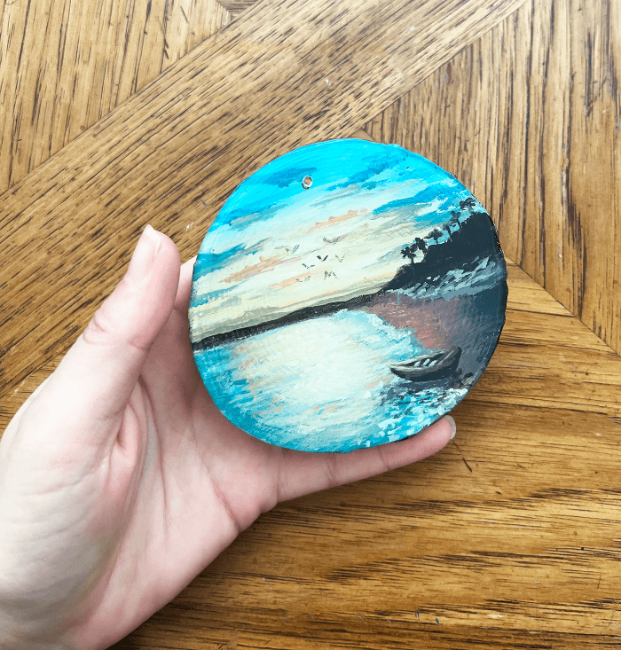 Limited- Resin coated wood slices